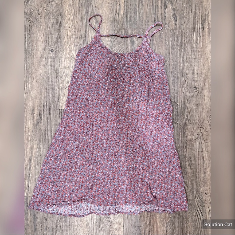 Happening in the Present Purple Boho Floral Dress Sz. Medium